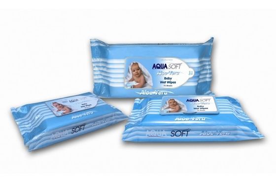 Tecido molhado descartável do bebê da boca e da mão antimicrobial e segurança